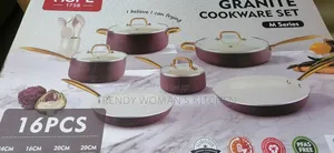 Anti Scratch Ceramic Enameled Aluminum Cookware