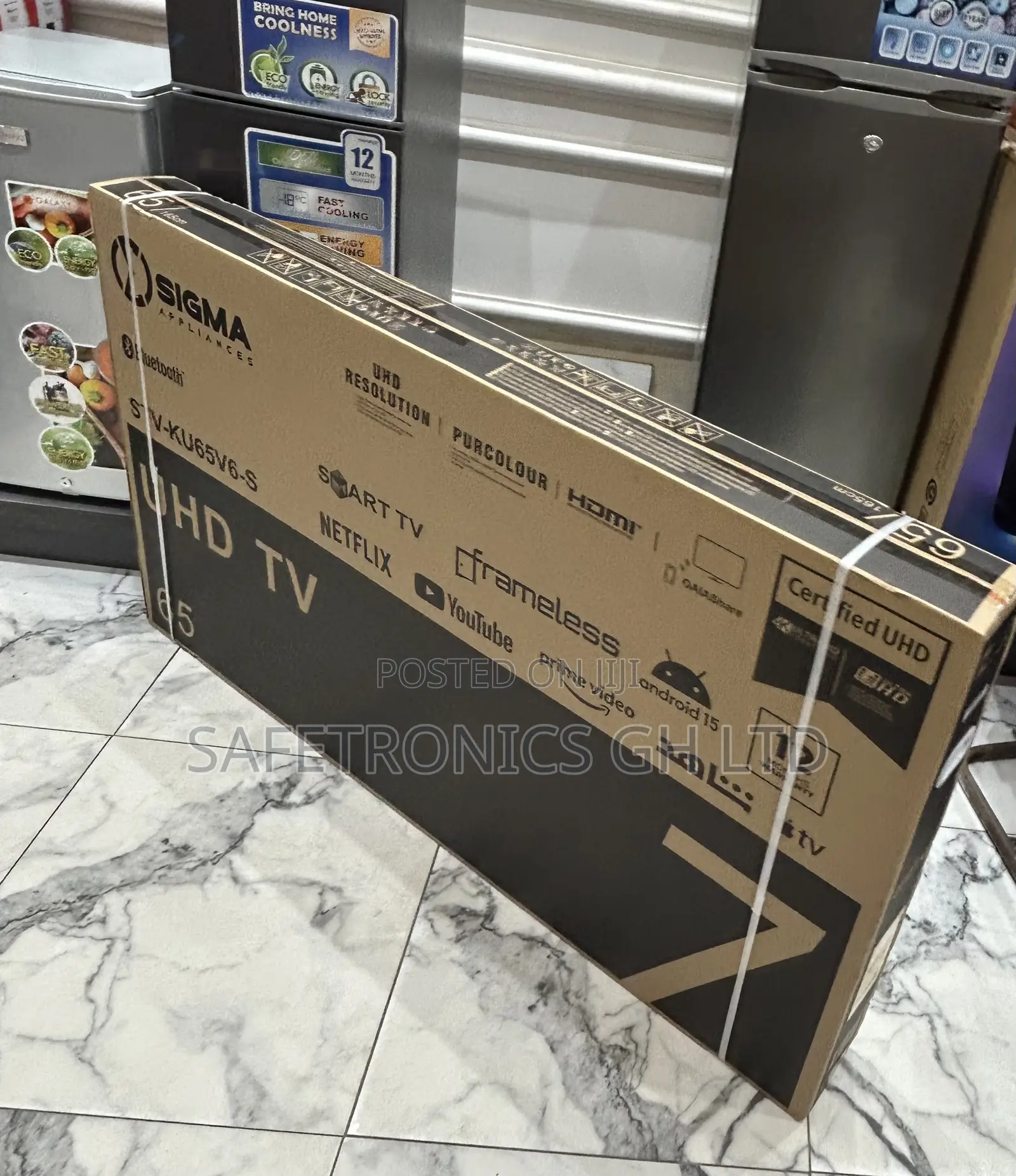 Premium New Sig-Ku65v6-S 65 Inch Led Smart Uhd Sigma Frameless Tv
