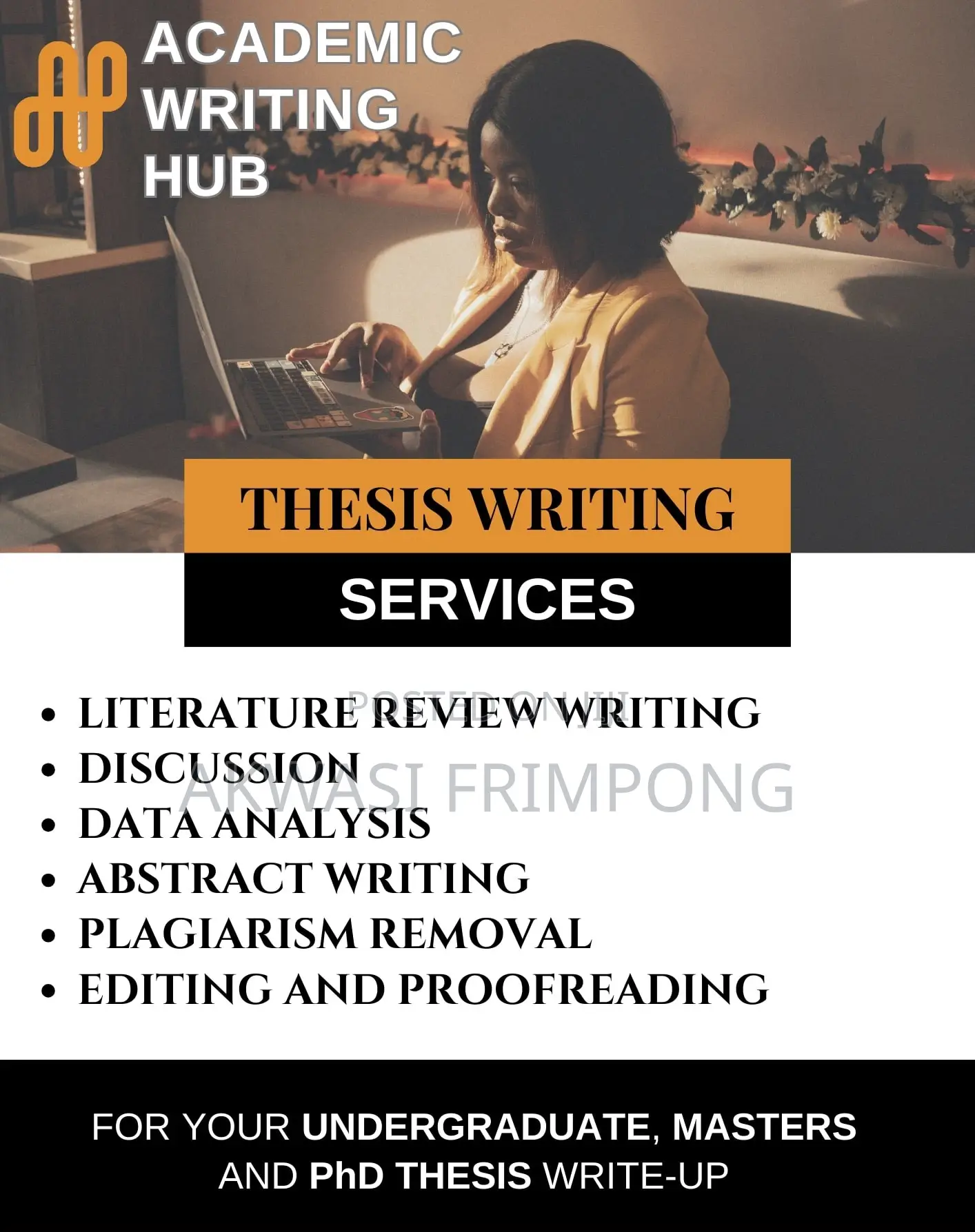 Thesis Writing Masters and PHD