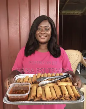 Crispy Delicious Spring Rolls,Fried Rice Available