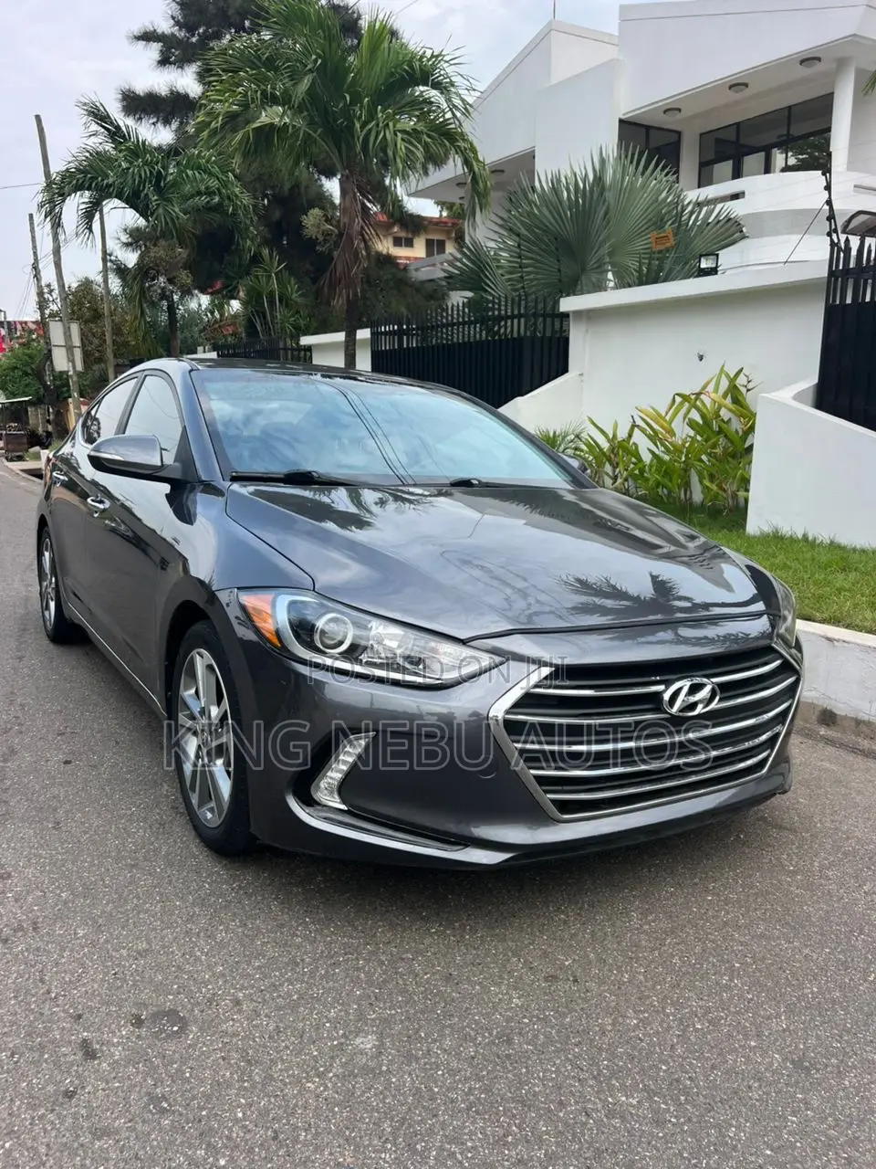 Hyundai Elantra Limited 2018 Gray
