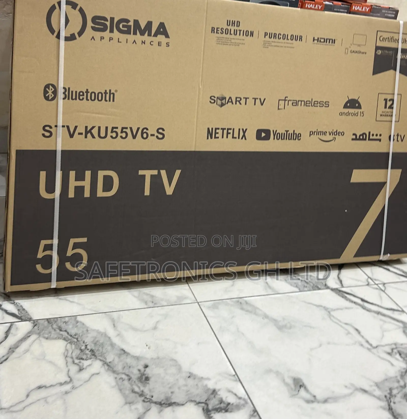 Order Affordable 55 Inch Smart Led Ultra Sigma Sig-Ku55v6-S Tv