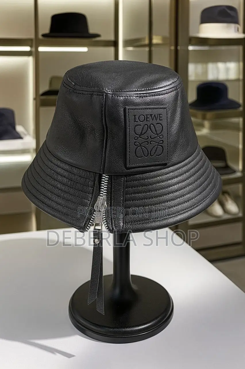Leather Bucket Hats / Round Caps