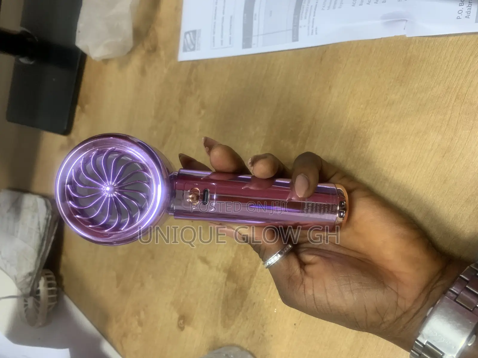 Mini Hand Held Portable Desk Fan Cooler
