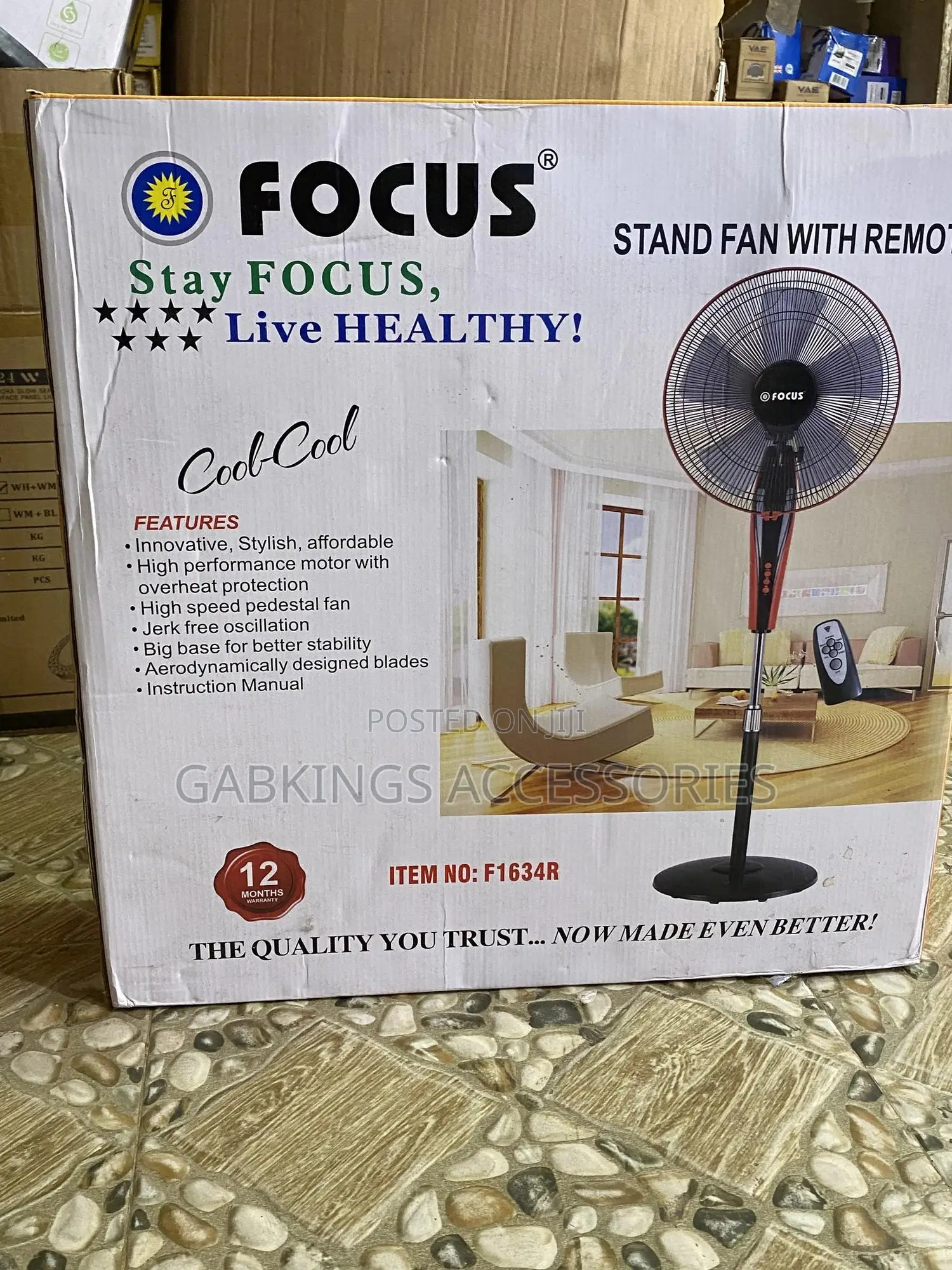 Focus Standing Fan