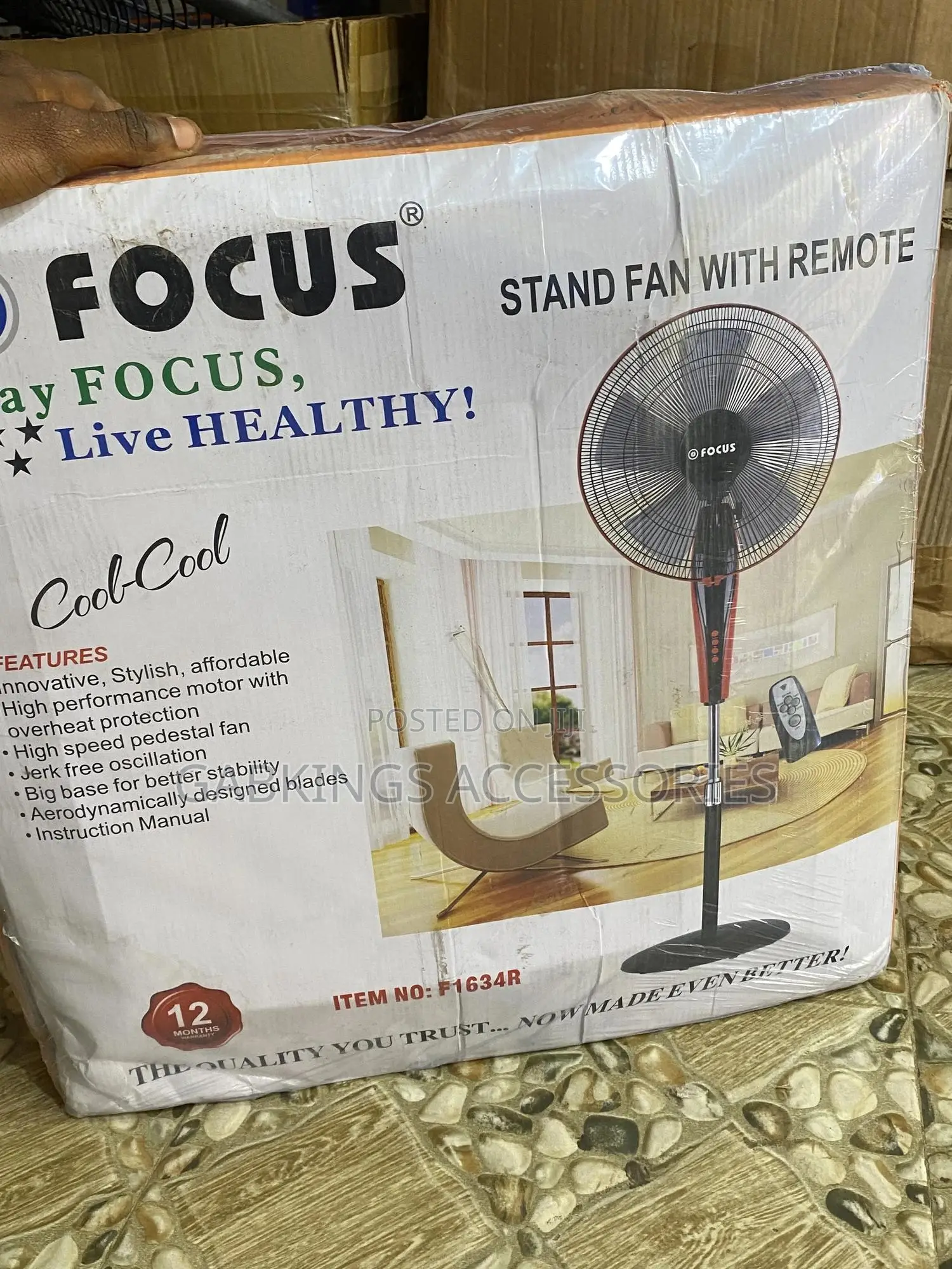 Focus Standing Fan