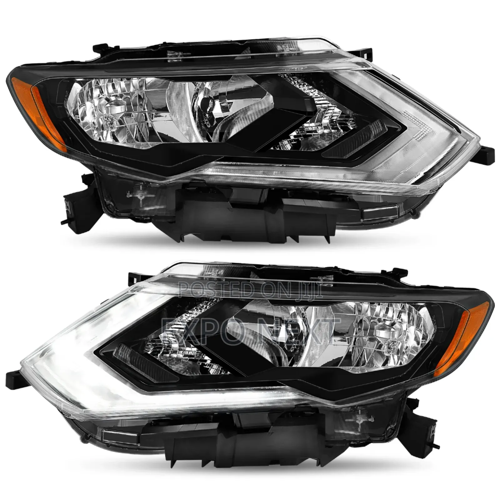Nissan Rogue Headlights 2017-2019 Pair