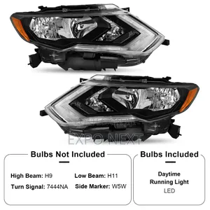 Nissan Rogue Headlights 2017-2019 Pair
