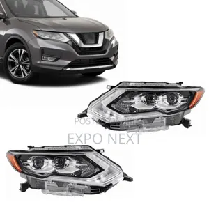 2017-2019 Nissan Rogue W/Led Headlight Pair Oem