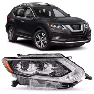 2017-2019 Nissan Rogue W/Led Headlight Pair Oem
