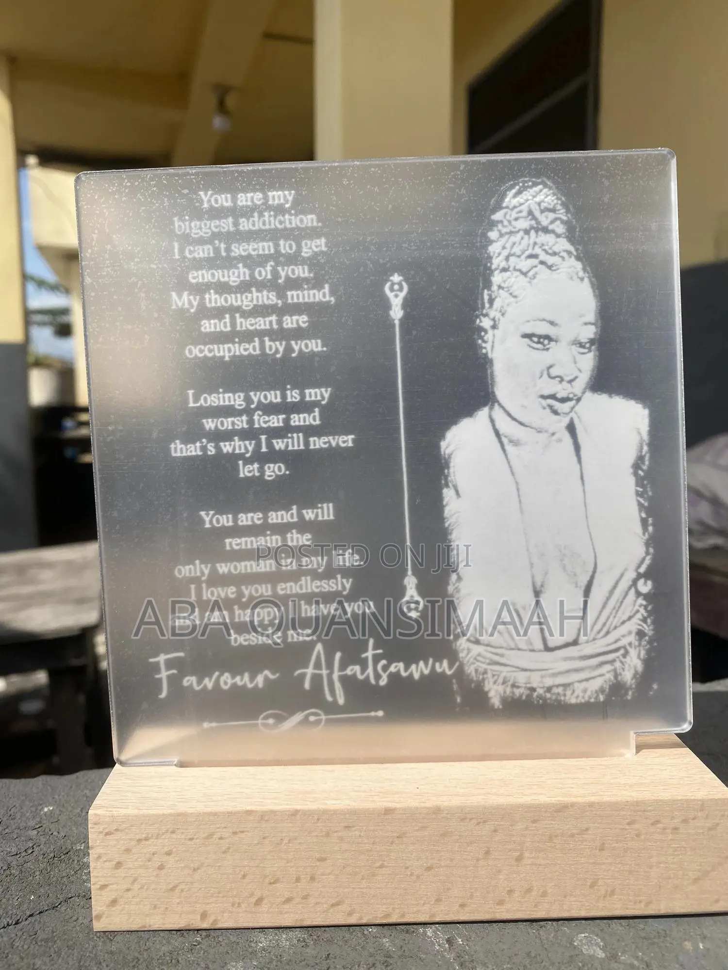 Customized Acrylic Led Plaque