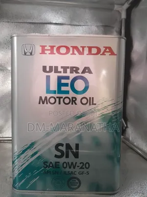 0w-20 Honda Genuine Synthetic Engine Oil Gf-6