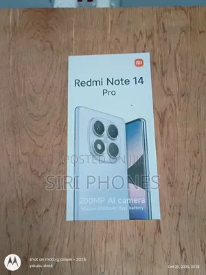 New Xiaomi Redmi Note 14 Pro 256 GB Black