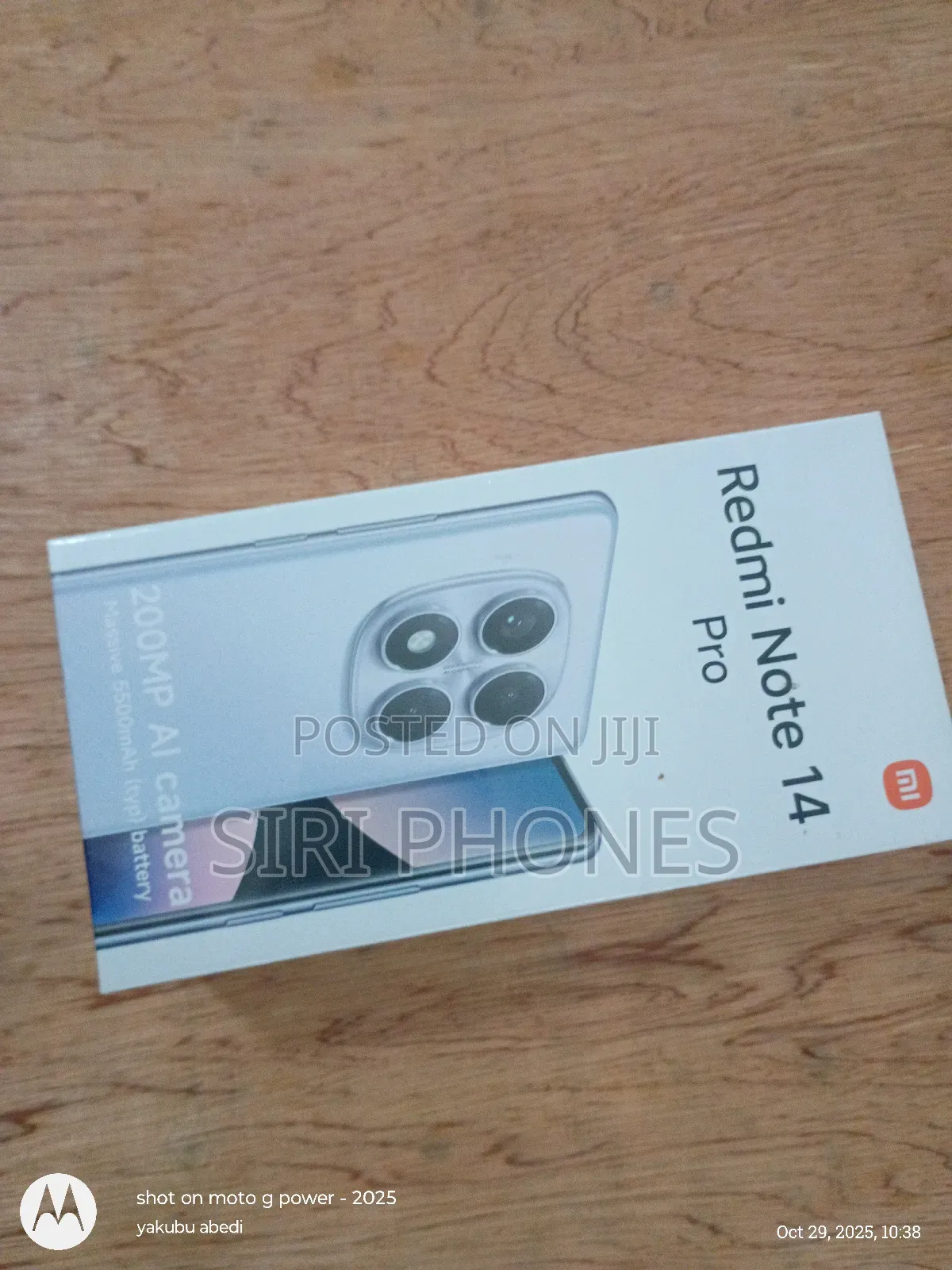 New Xiaomi Redmi Note 14 Pro 256 GB Black
