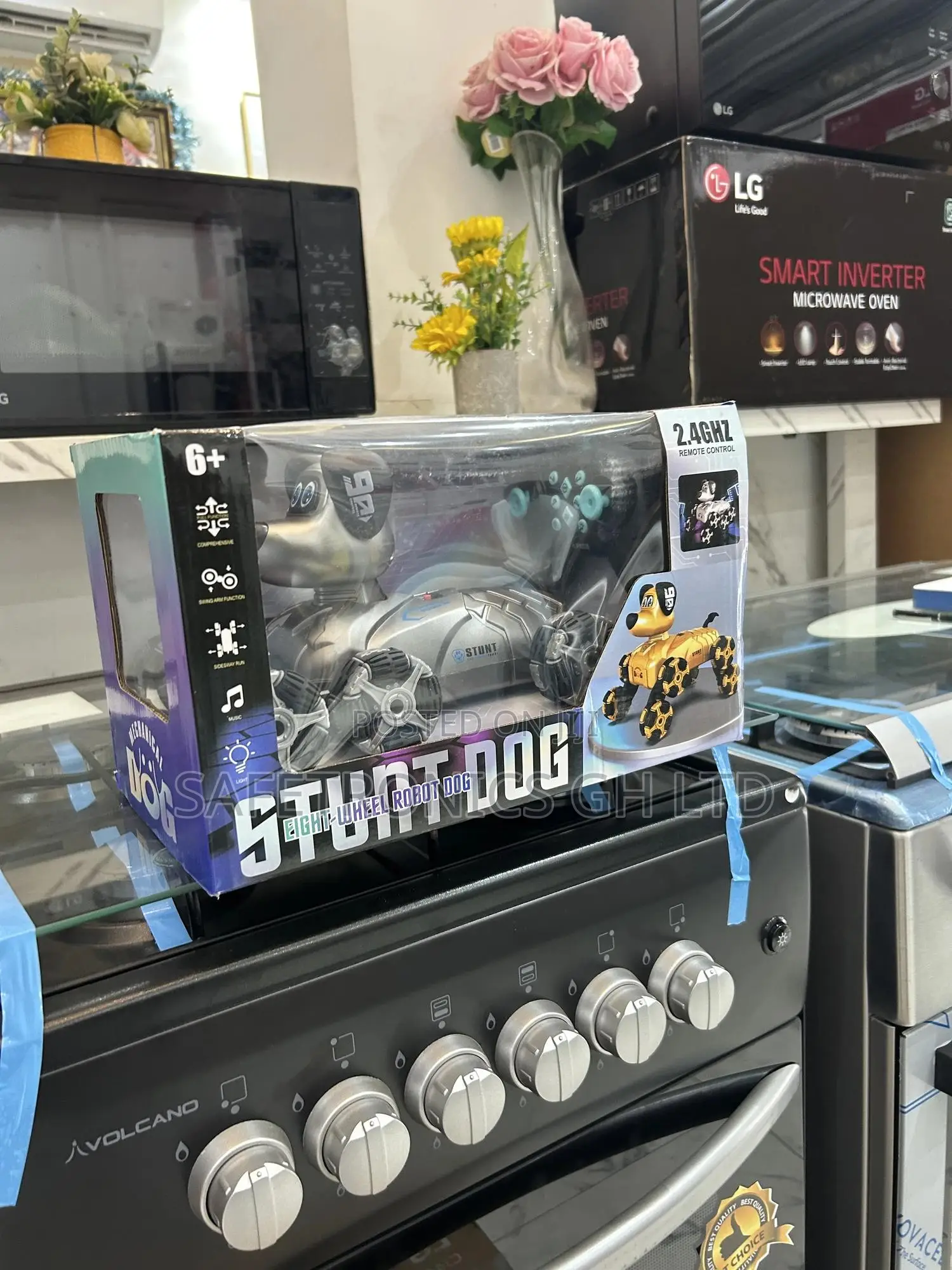 Valuable Best Stunt Smart Dog Grey Robot Voice Control