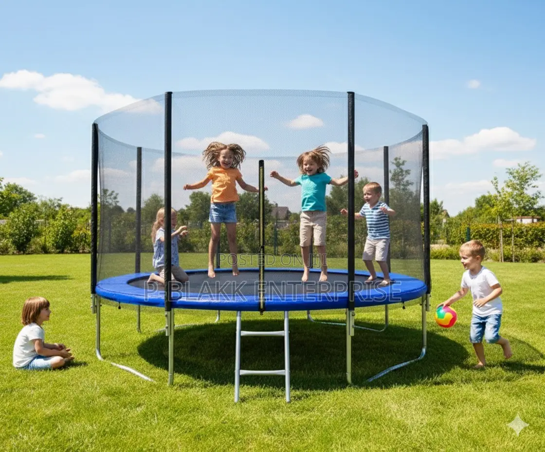 Premium 8ft or 2.44m Trampoline With Safety Ladder