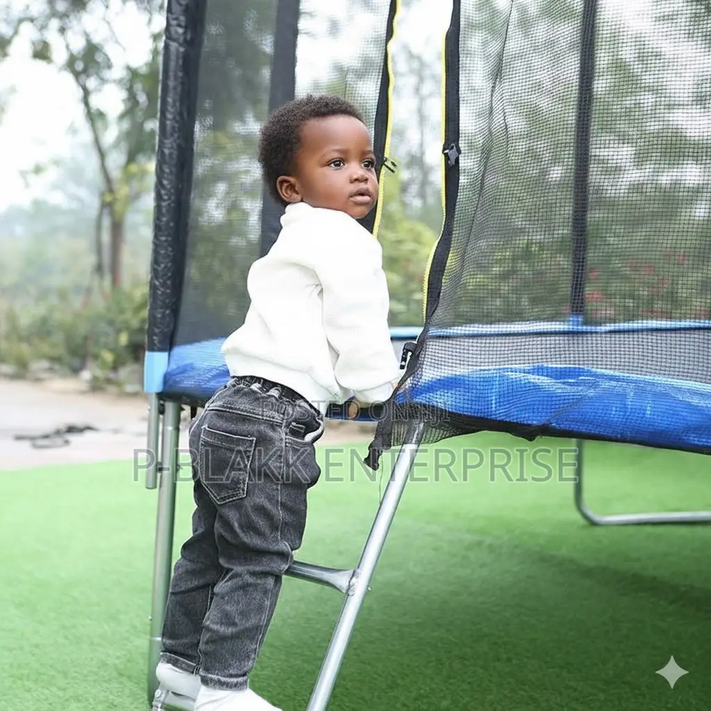 Premium 8ft or 2.44m Trampoline With Safety Ladder