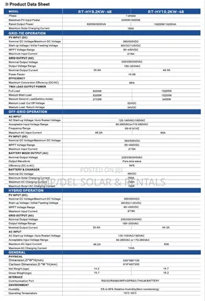 8.2kw 48v Solar Hybrid Inverter