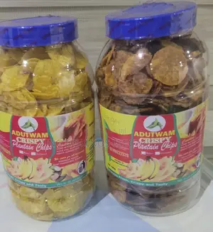 Organic Adutwam Chrispy Plantain Chips (Ripe and Unriped Plantain)