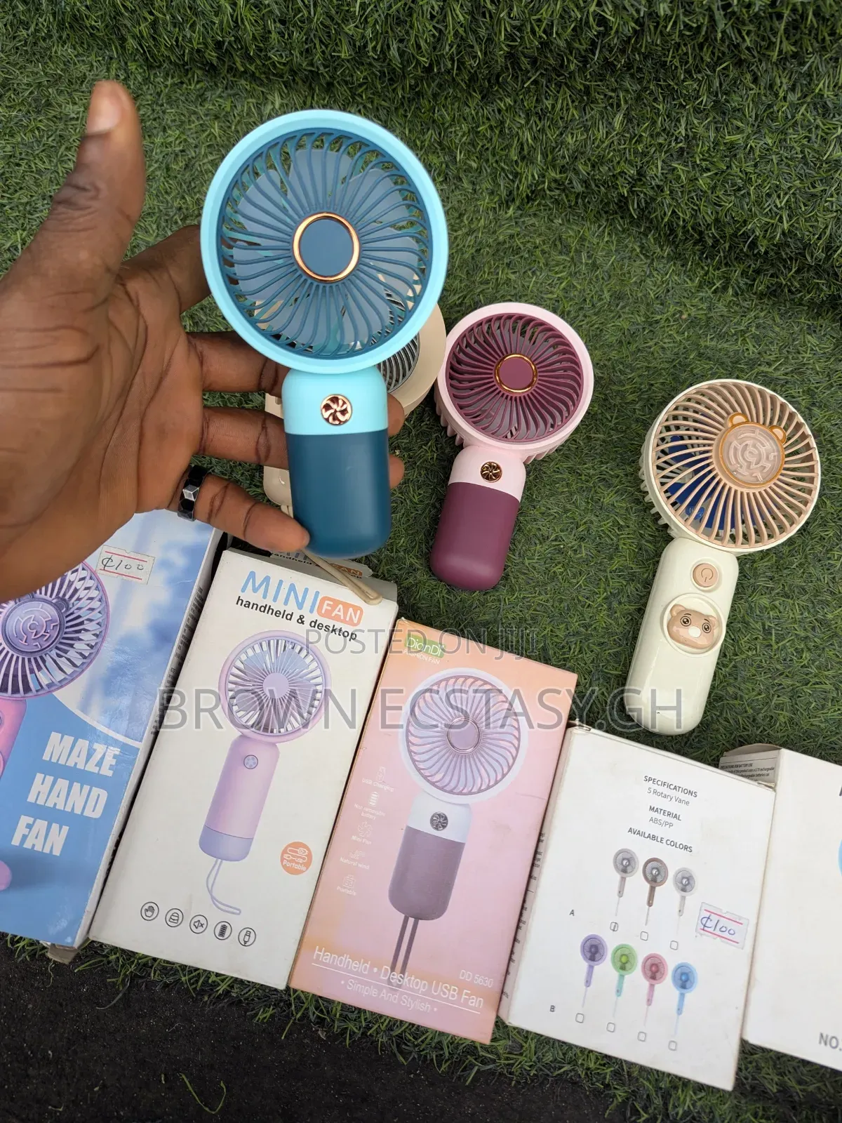 Mini Fan (80 Cedis Each)