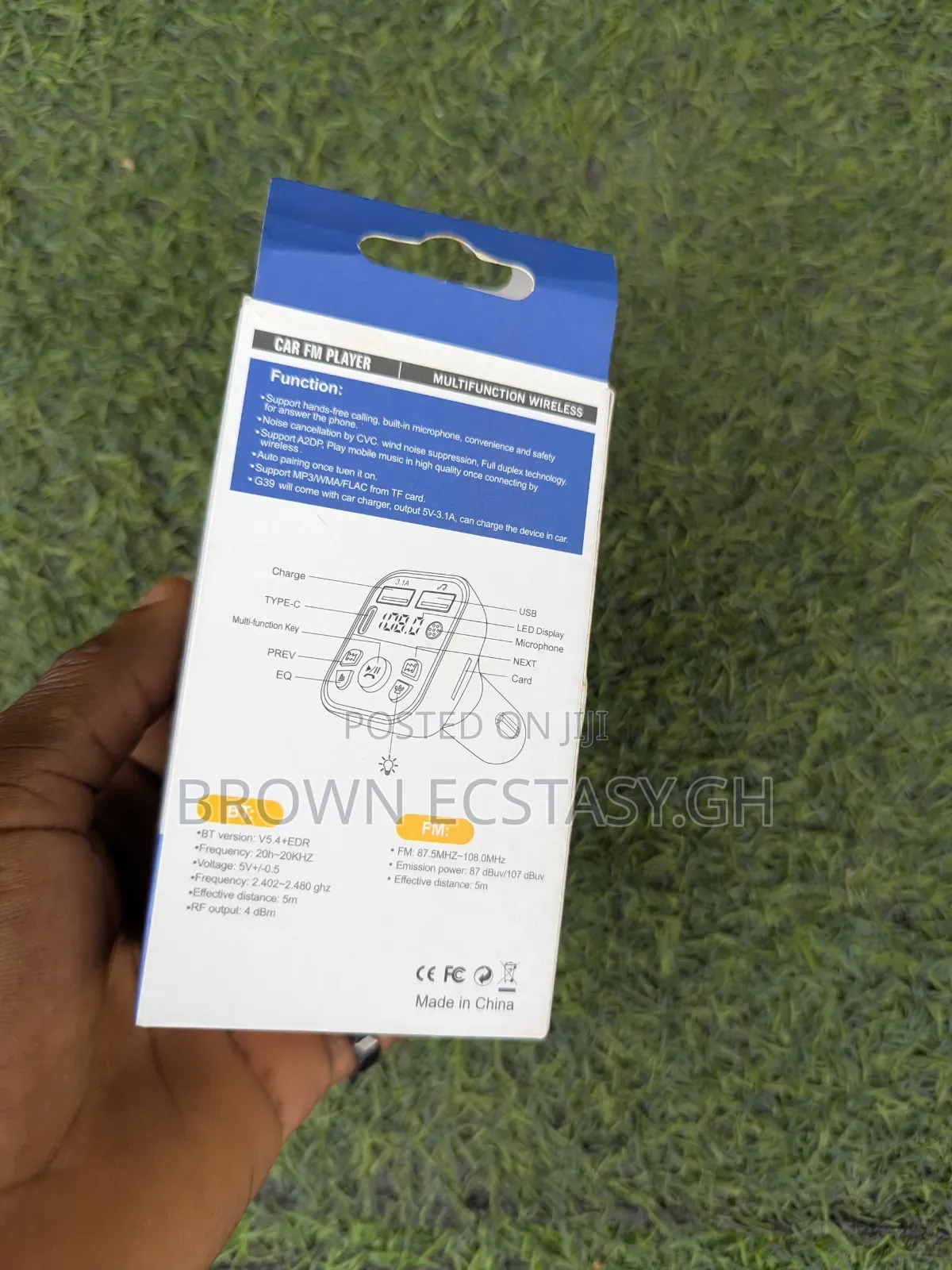 Car Bluetooth Player (With Type C Port)