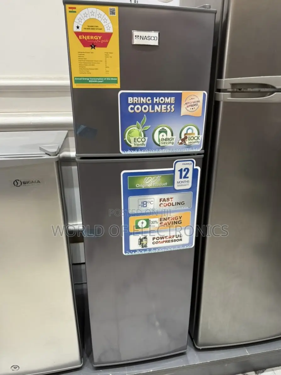 Buy New Nasco Double Door Refrigerator - Nasf2-13s