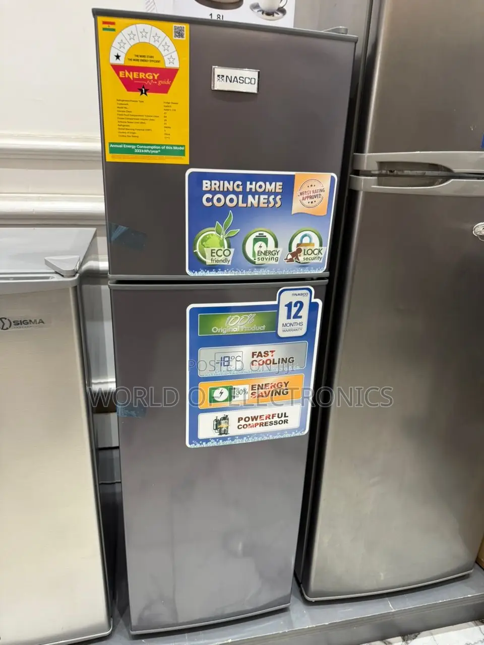 Efficient Nasco--Top-Mount- Freezer-Nasf2-13s