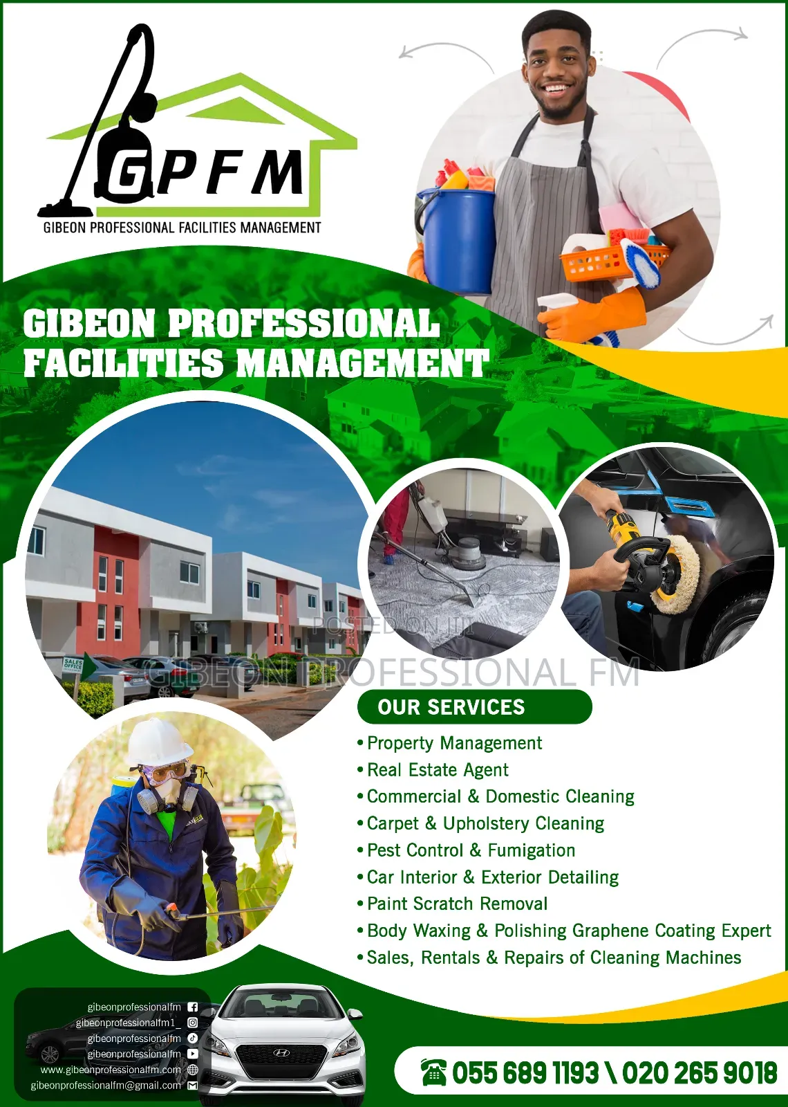 Professional Cleaning Services by Gibeon PFM