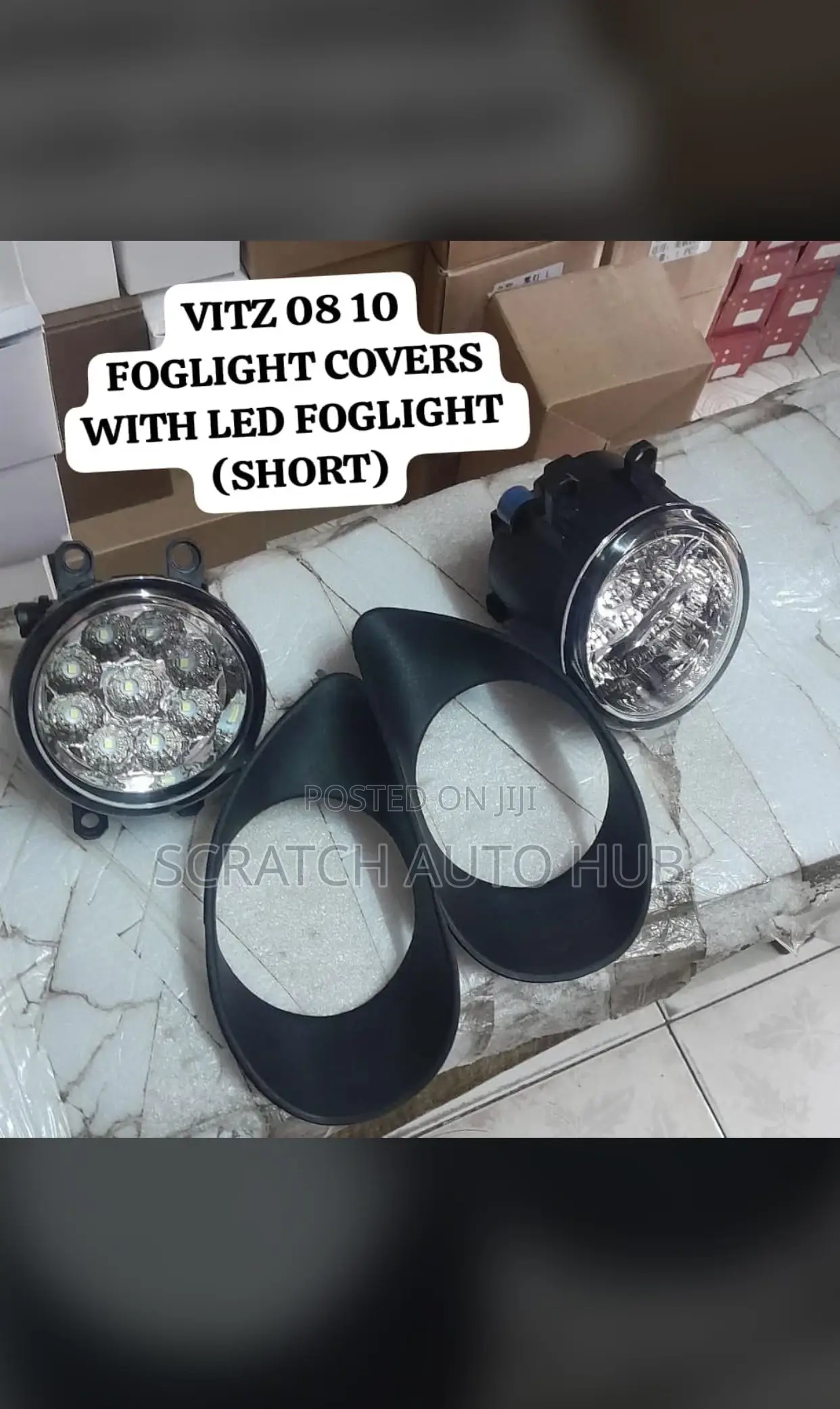 Vitz 08/10 Fog Light and Cover With Led Light Available