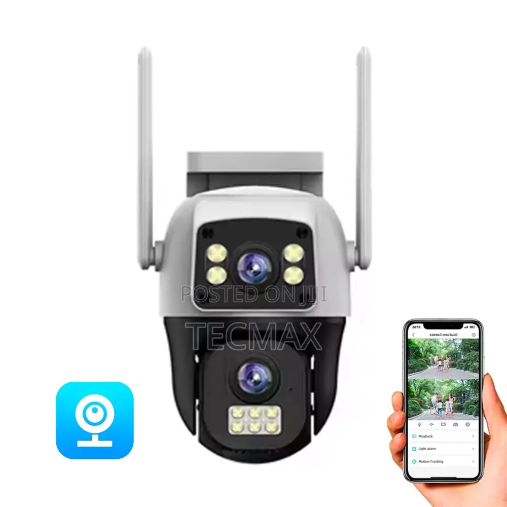 Ptz Dual Lens Security Camera