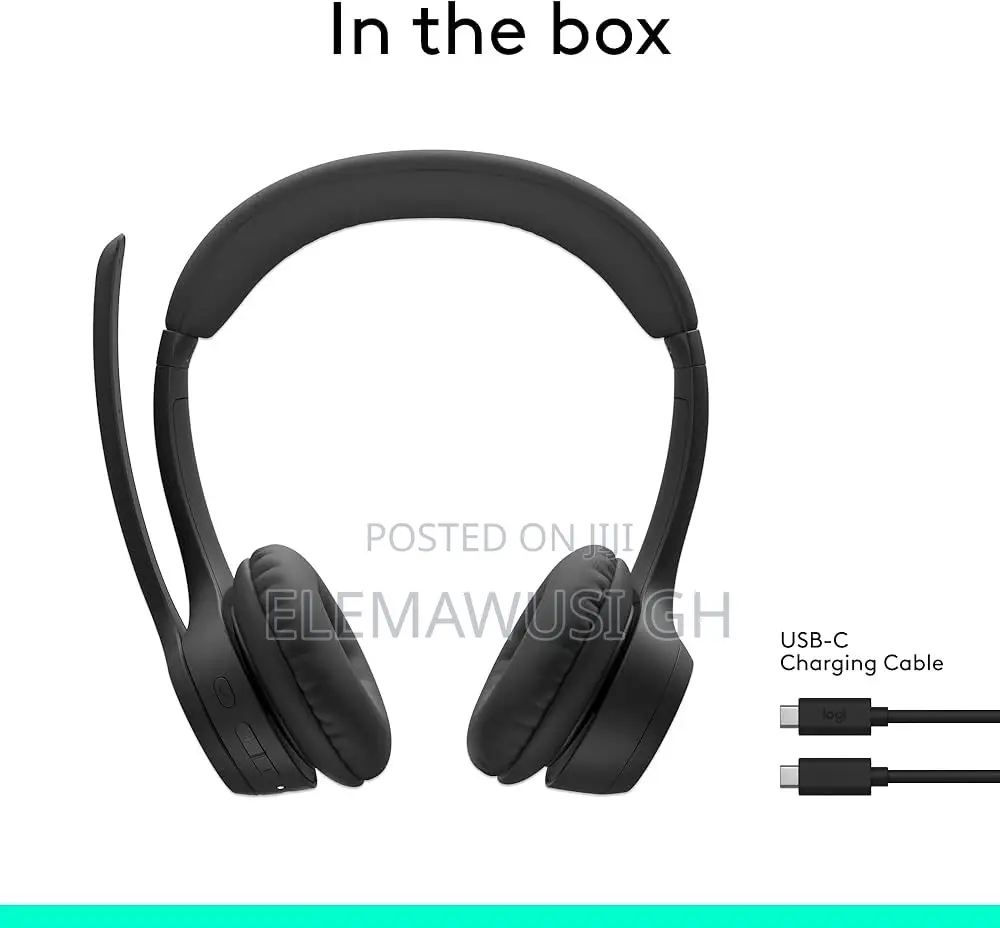 Logitech Zone 300 Wireless Bluetooth Headset With Noise-Cancelling Mic
