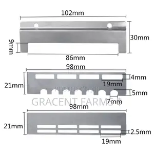 4-Way Multi Pattern Stainless Steel Beehive Entrance Guard