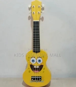 Cartoon Character Wooden Guitar For Kids