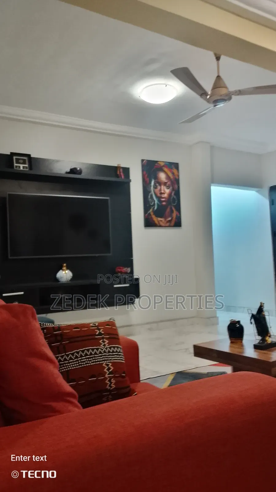 Furnished 3bdrm Duplex in Zedek Properties, Ashomang Estate for rent
