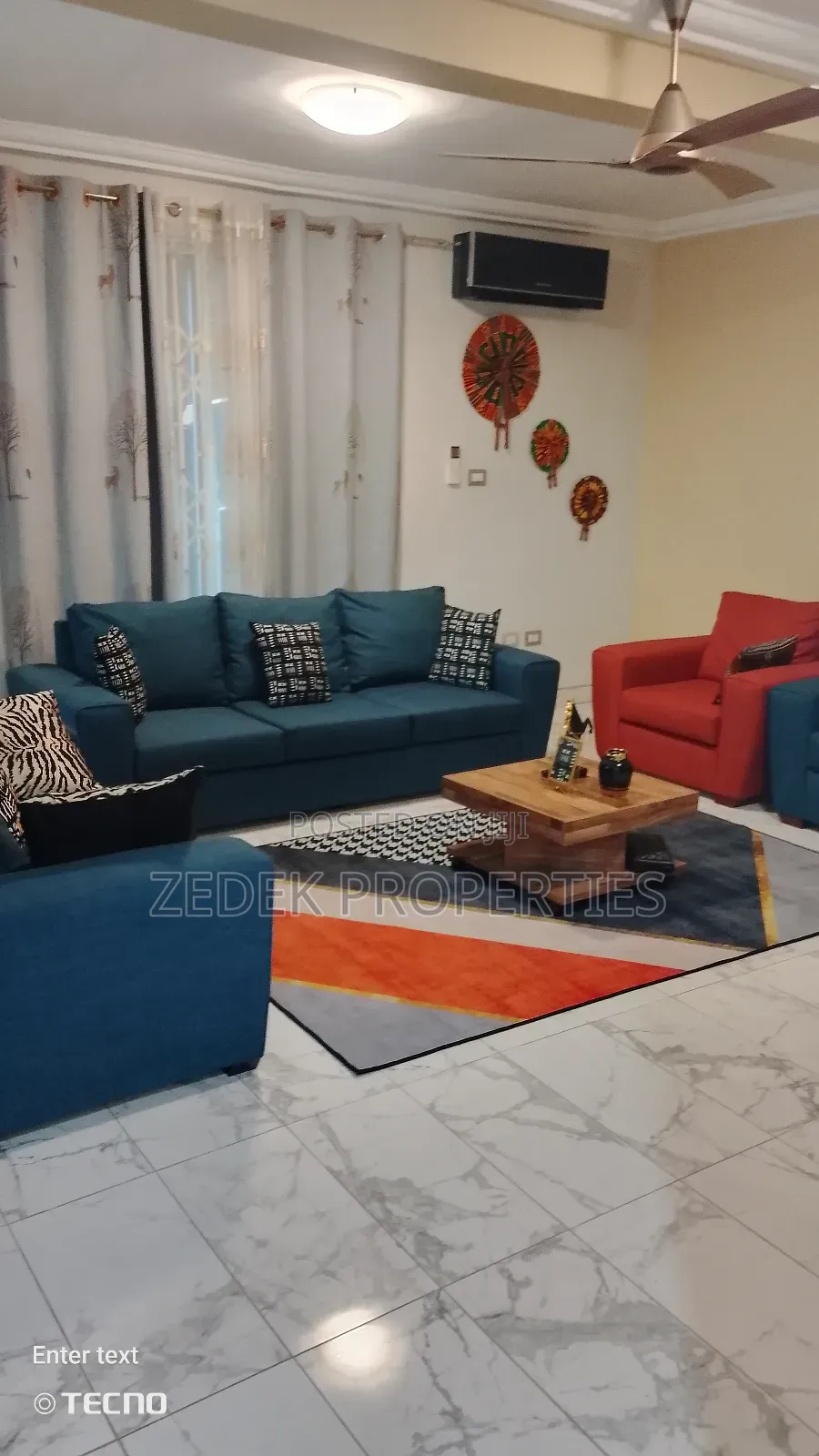 Furnished 3bdrm Duplex in Zedek Properties, Ashomang Estate for rent
