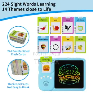 Kids Flash Card And Drawing Board Set
