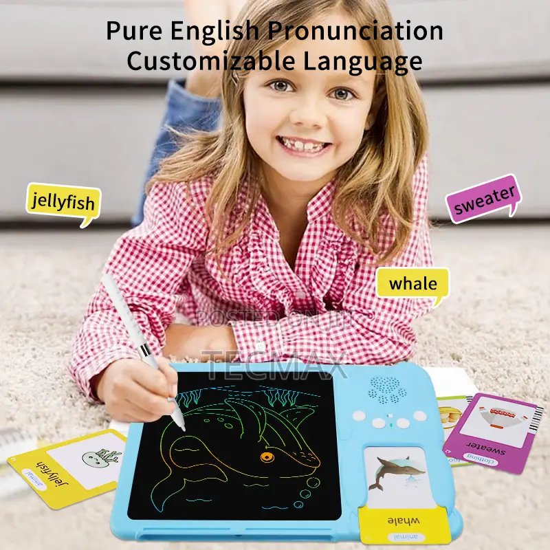 Kids Flash Card And Drawing Board Set