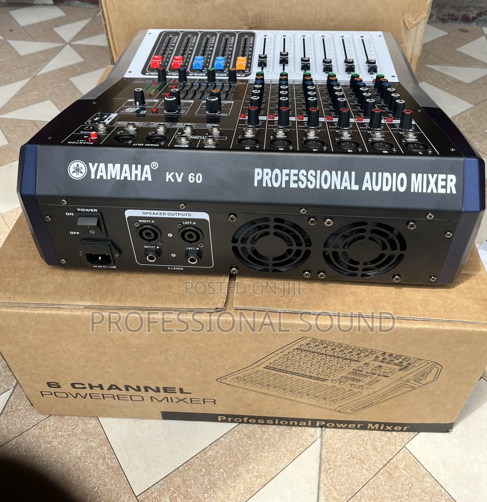 Yamaha Powered Mixer 6 Channel