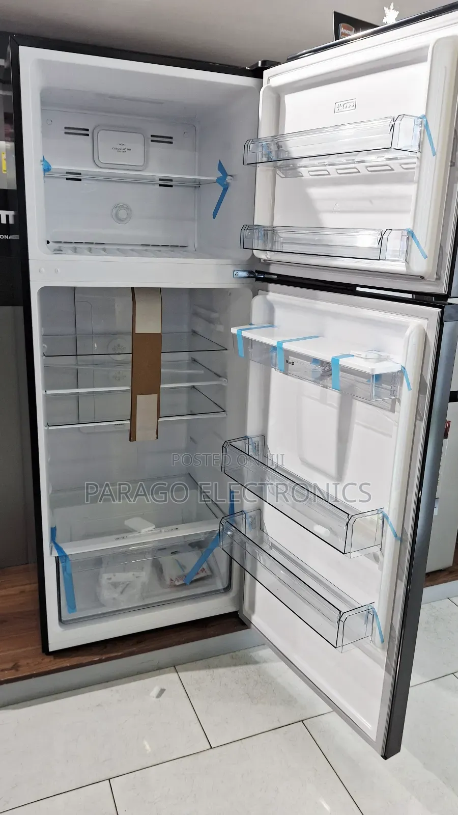 TCL 413ltrs Top Mount Refrigerator P540tmgwd
