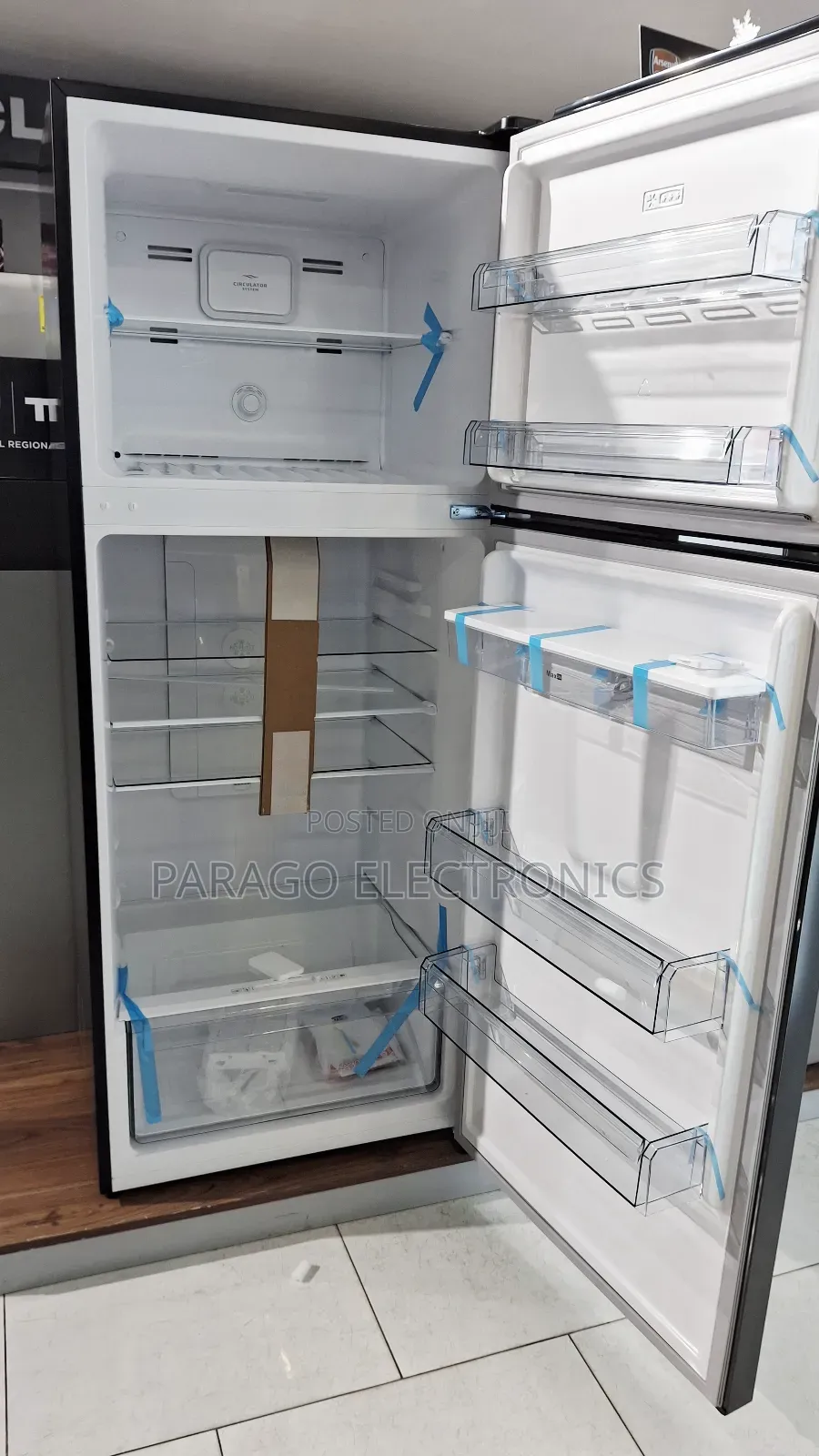TCL 413ltrs Top Mount Refrigerator P540tmgwd