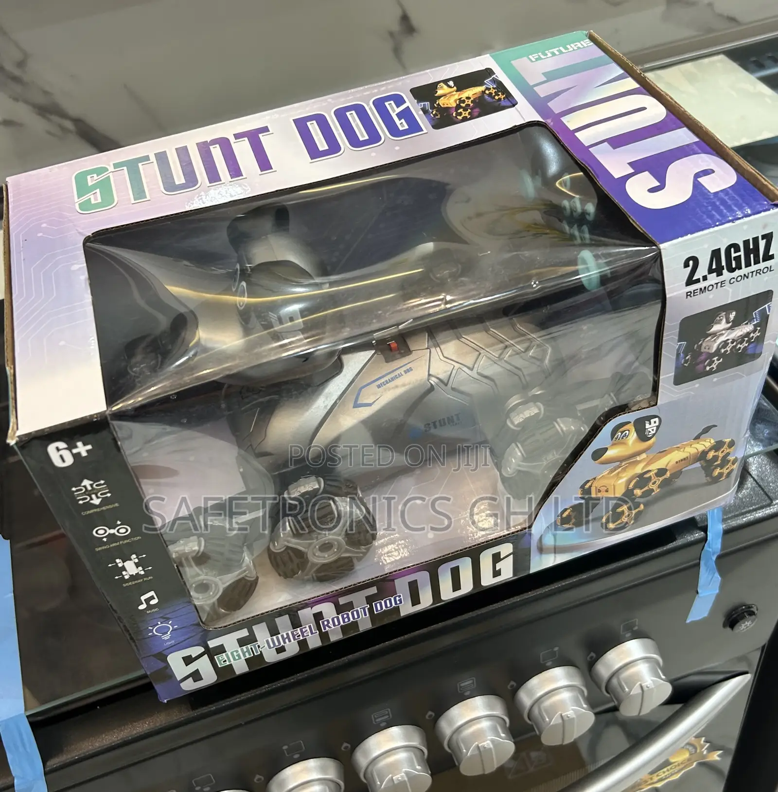 Brand New Best Grey Stunt Smart Robot Dog With Voice Recognition