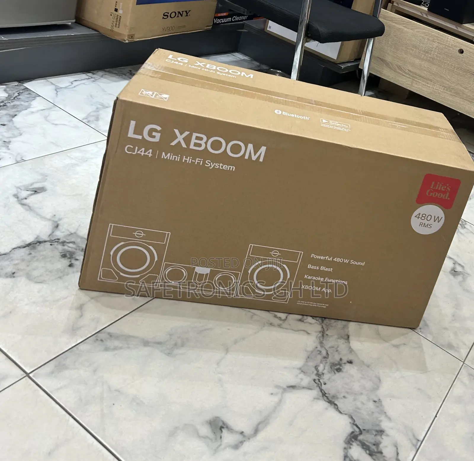 Call or Text for Quality Cj44 Lg Bluetooth 480 Watts X-Boom Speaker