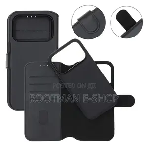 Rvelon Wallet Case Magnet for iPhone 17 ,17 Pro and 17 Pro Max - Black