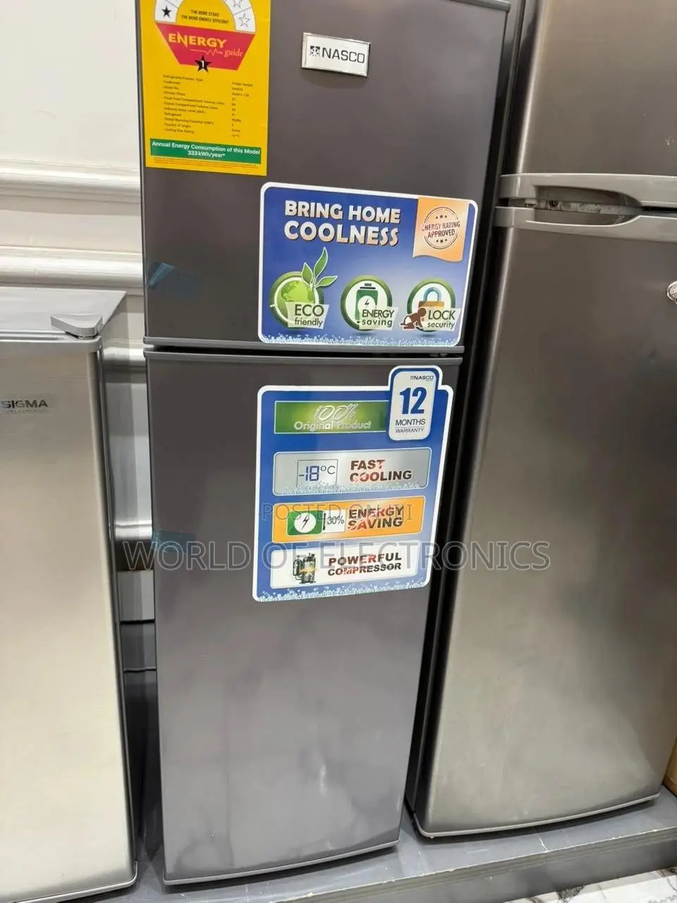 Nasco Nasf2-13s Top Freezer Fridge on Sale