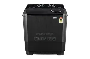 P861ron9t 7kg Twintub Semi Auto Washing Machine Black