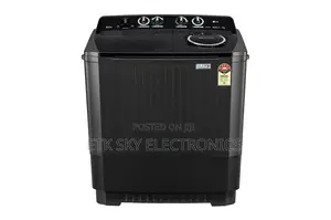 P861ron9t 7kg Twintub Semi Auto Washing Machine Black