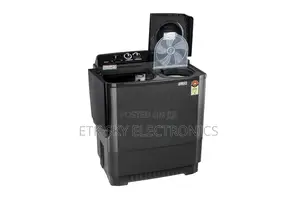 P861ron9t 7kg Twintub Semi Auto Washing Machine Black