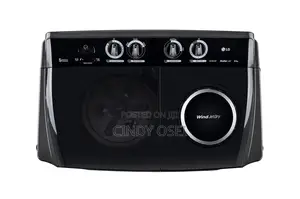P861ron9t 7kg Twintub Semi Auto Washing Machine Black