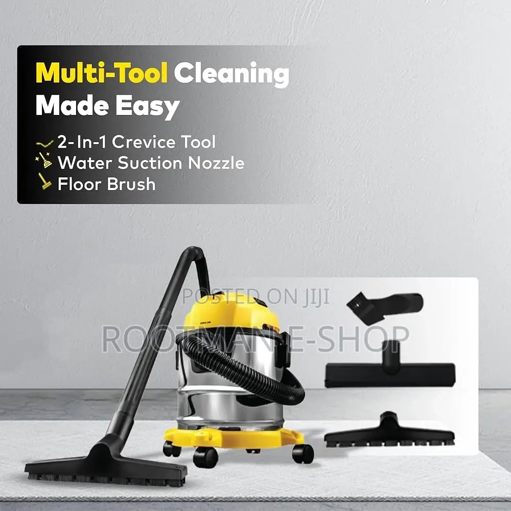 Green Lion Ultra 1000w 3-in-1 Vacuum Cleaner, Multi-Purpose Wet/Dry