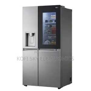 Lg 688l Instaview Side by Side Refrigerator [Gc-X257csew]